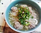 シャキシャキ！キャベツと豚だんごスープ作り方7写真