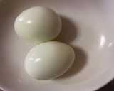 ゆで卵でマヨネーズ作り方1写真