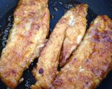 ササミ生地de枝豆コーンの焼きカレーピザ作り方5写真
