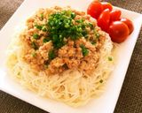 鶏そぼろそうめん作り方4写真