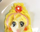 誕生日プレート、キュアフローラ作り方8写真
