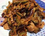 ゴーヤin麻婆茄子作り方11写真
