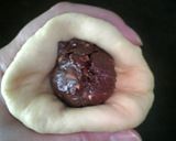 二次発酵なしのきな粉入り生チョコパン作り方4写真
