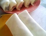 かぼちゃとトマトとチーズの春巻作り方4写真