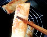 かぼちゃとトマトとチーズの春巻作り方5写真