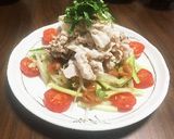 もやしときゅうりの冷しゃぶ 梅肉添えて作り方15写真