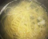 だし醤油で簡単！ホタテとシソの和風パスタ作り方1写真