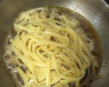 だし醤油で簡単！ホタテとシソの和風パスタ作り方8写真