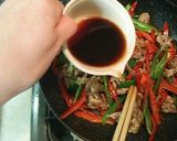 夏さっぱり豚小間肉とピーマンのオイ酢炒め作り方9写真