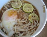 すだち香る★じんわり生姜の温玉にゅうめん作り方5写真