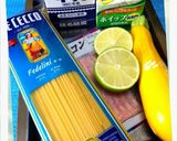 ズッキーニのクリーム冷製パスタ作り方1写真