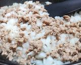 ハンバーグソースの そぼろ丼作り方2写真