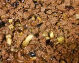 ナスと挽き肉の味噌炒め丼☆小ネギ盛り盛り作り方3写真