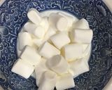 豆腐とマシュマロで②なめらか抹茶プリン♡作り方2写真