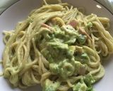枝豆とアボカドのカルボナーラ風パスタ作り方7写真
