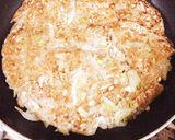 卵なし☆全粒粉×豆腐×長芋のお好み焼き作り方4写真