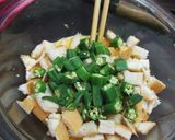 旬のオクラとパン耳で☆和風パンケーキ作り方5写真