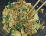 旬のオクラとパン耳で☆和風パンケーキ作り方7写真