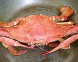 ワタリガニの紹興酒蒸し焼き作り方1写真