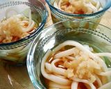 レモン出汁とおろし生姜の冷やしうどん作り方3写真