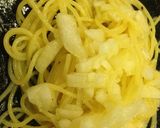 梨と生ハムの冷製パスタ スダチ風味作り方7写真