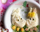 ムーミン＆フローレン♘キャラ麺作り方2写真