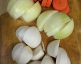 簡単ポトフでランチ(⊹＾◡＾o.♡ﾟ｡*作り方1写真