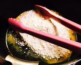 ヘルシー＊モロヘイヤのお好み焼き作り方2写真