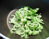 ゴーヤとピーマンと豚肉の味噌チャンプルー作り方3写真