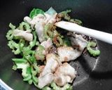 ゴーヤとピーマンと豚肉の味噌チャンプルー作り方5写真
