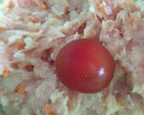 脱メタボ！リコピンたっぷりハンバーグ作り方4写真