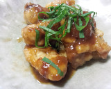 簡単 美味しい☆鶏から揚げ 梅干餡作り方5写真