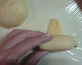 手捏ねパン☆ふわふわハムマヨロールパン★作り方7写真