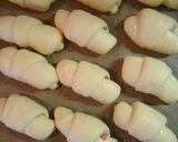 手捏ねパン☆ふわふわハムマヨロールパン★作り方11写真