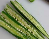 オクラとツナのピザソーストースト!作り方5写真