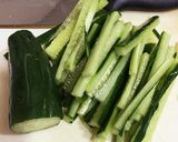 氷と一緒に食べる★きゅうりと茄子水キムチ作り方1写真