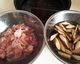 食べ過ぎ注意!!美味い!!甘辛鶏ごぼう♡作り方1写真