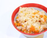 カロチンたっぷりの人参炊き込みご飯作り方3写真