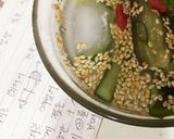 氷と一緒に食べる★きゅうりと茄子水キムチ作り方4写真
