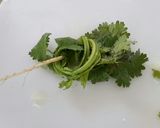 タイ産　パクチーかき揚げ　パクチー大好き作り方7写真