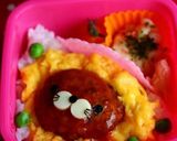 キャラ弁**ロコモコdeライオンさん作り方2写真