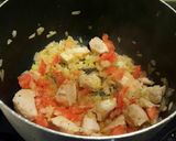 簡単*むね肉のトマトクリーム煮*作り方5写真