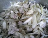 ごぼうと鶏肉のお吸い物作り方3写真