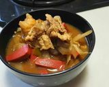 夏❗大好き豚肉とお野菜のお味噌汁✨作り方14写真