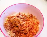 そうめんもんじゃ作り方2写真