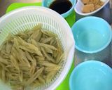 ふきと豚肉の甘辛炒め作り方1写真