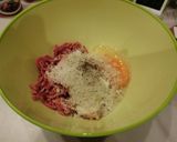 逆さまトマトハンバーグ作り方1写真