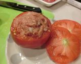 逆さまトマトハンバーグ作り方3写真