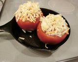 逆さまトマトハンバーグ作り方4写真