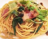 ピリッと和風紫蘇《大葉》パスタ！作り方9写真
